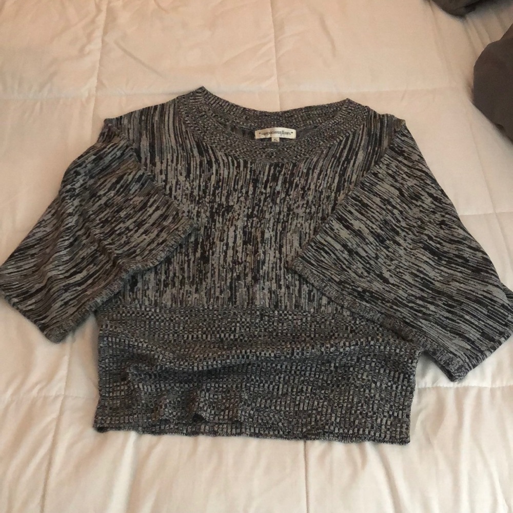 Greyish Midsleeve Top